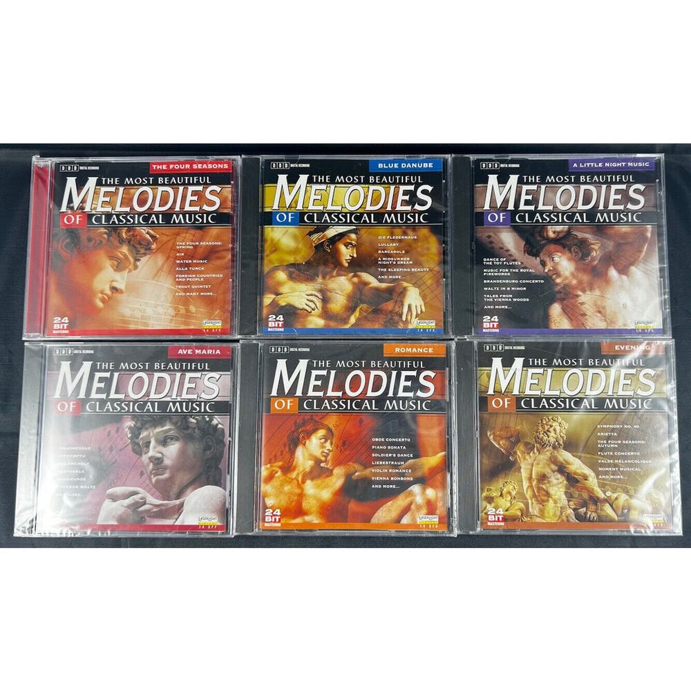 The Most Beautiful Melodies of Classical Music Lot of 6 CDs Ave Maria & More